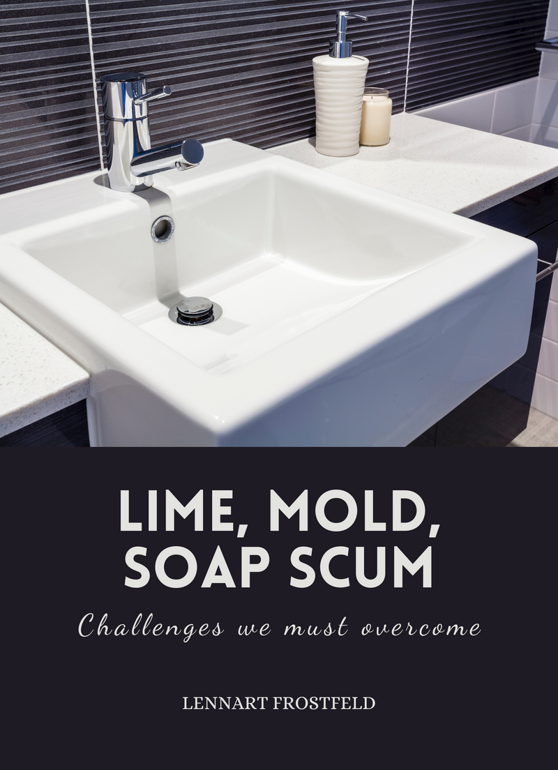 Lime, mold, soap scum