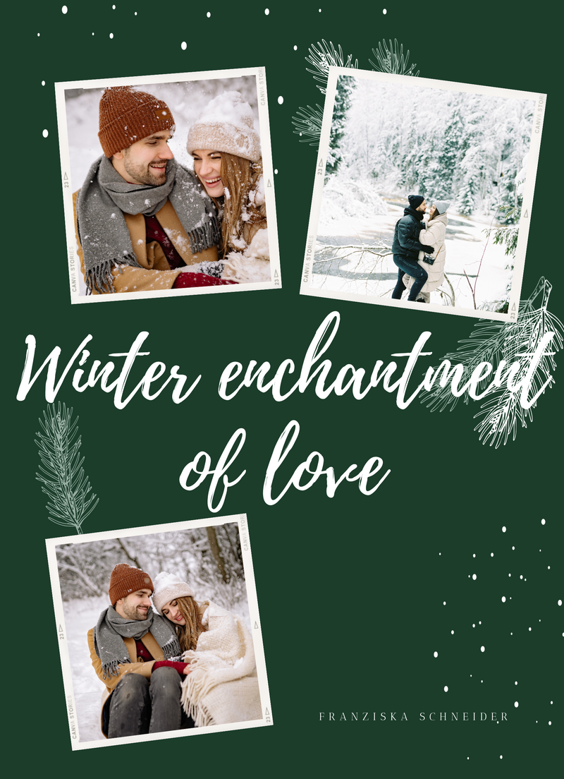 Winter enchantment of love